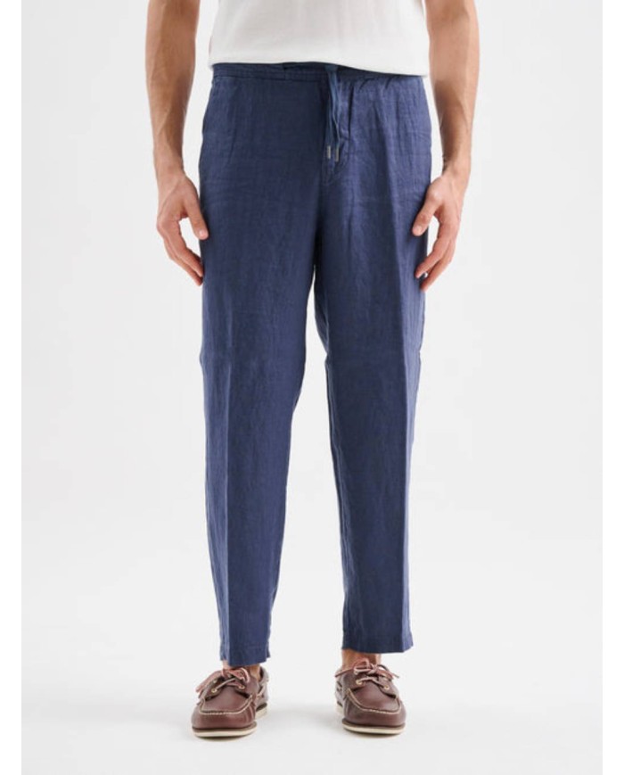 JAGGY PANTALONI CHINO DI LINO BRUCE