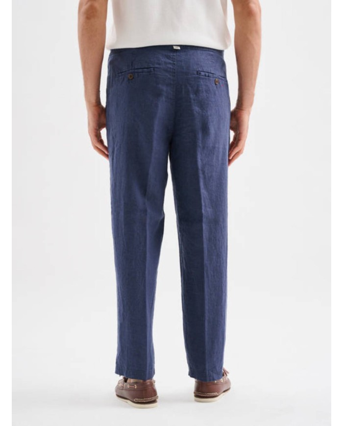 JAGGY PANTALONI CHINO DI LINO BRUCE