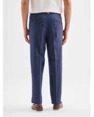 JAGGY PANTALONI CHINO DI LINO BRUCE