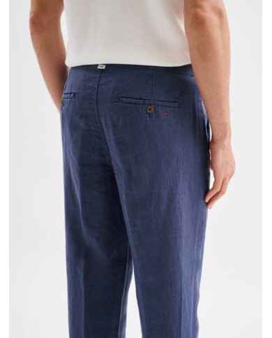 JAGGY PANTALONI CHINO DI LINO BRUCE