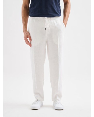 JAGGY PANTALONI CHINO DI LINO BRUCE