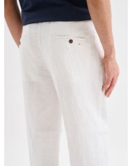 JAGGY PANTALONI CHINO DI LINO BRUCE