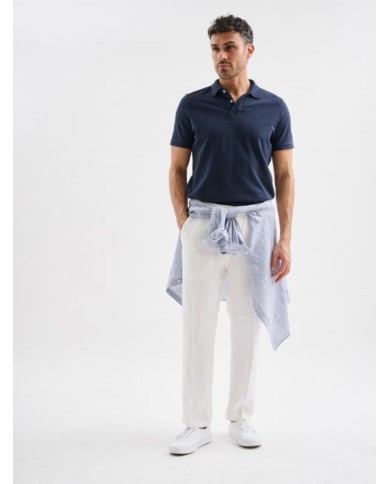 JAGGY PANTALONI CHINO DI LINO BRUCE
