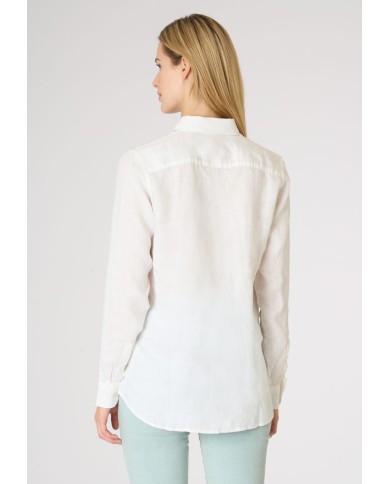 U.S. POLO CAMICIA IN MISTO COTONE E LINO