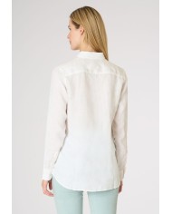 U.S. POLO CAMICIA IN MISTO COTONE E LINO