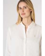 U.S. POLO CAMICIA IN MISTO COTONE E LINO