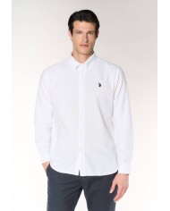 U.S. POLO CAMICIA SLIM FIT OXFORD PIN POINT