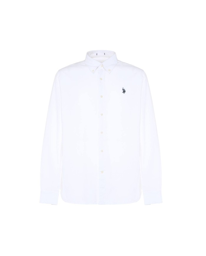 U.S. POLO CAMICIA SLIM FIT OXFORD PIN POINT
