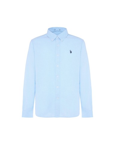 U.S. POLO CAMICIA SLIM FIT OXFORD PIN POINT