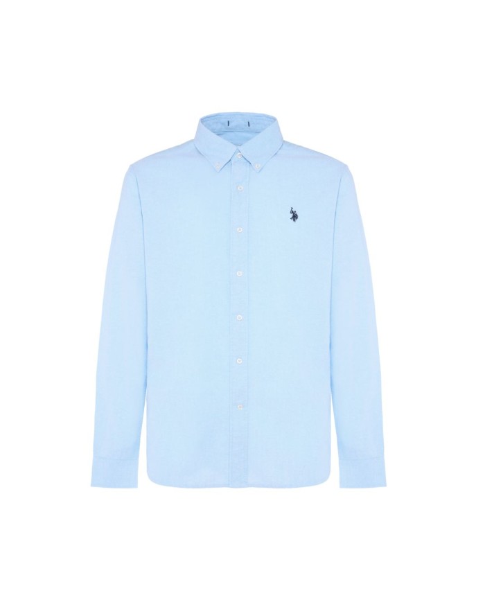 U.S. POLO CAMICIA SLIM FIT OXFORD PIN POINT