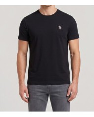 U.S. POLO MAGLIETTA IN COTONE CON LOGO RICAMATO