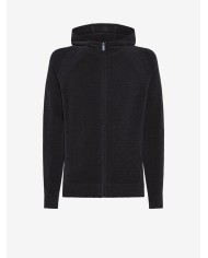 RRD MAGLIA CON CAPPUCCIO HOOD ZIP KINT VELVET