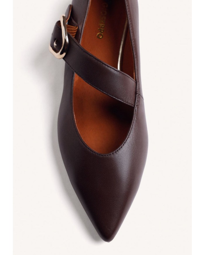 GIOSEPPO BALLERINE DONNA IN PELLE CON FIBBIA