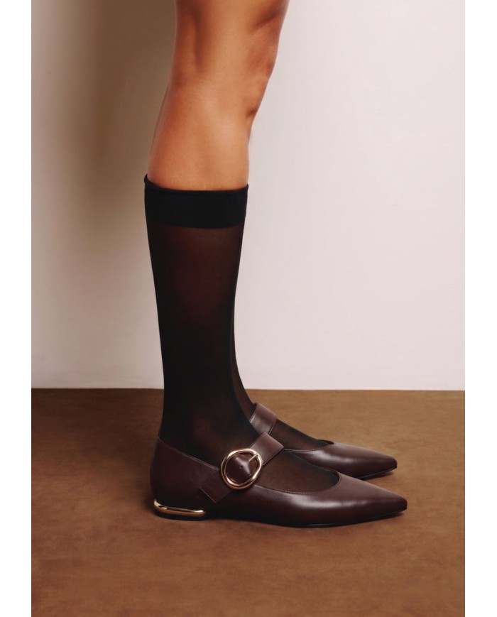 GIOSEPPO BALLERINE DONNA IN PELLE CON FIBBIA