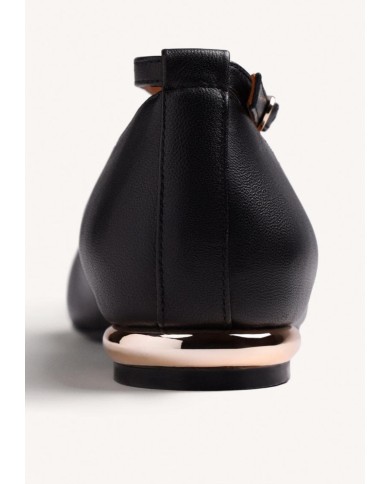 GIOSEPPO BALLERINE DONNA IN PELLE CON BORCHIE