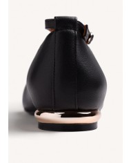 GIOSEPPO BALLERINE DONNA IN PELLE CON BORCHIE