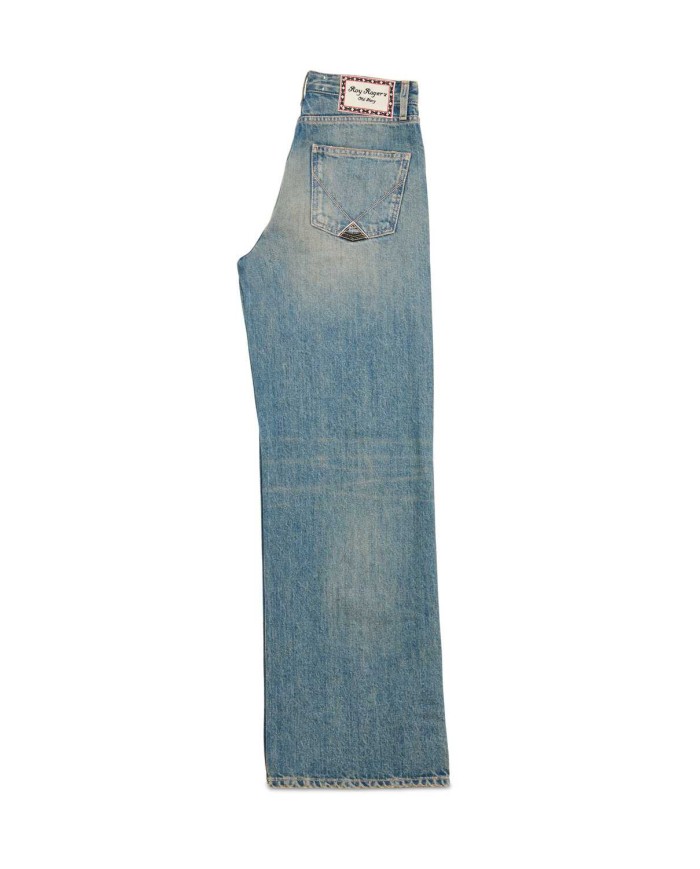 ROY ROGERS JEANS SUPER WIDE MOCHA