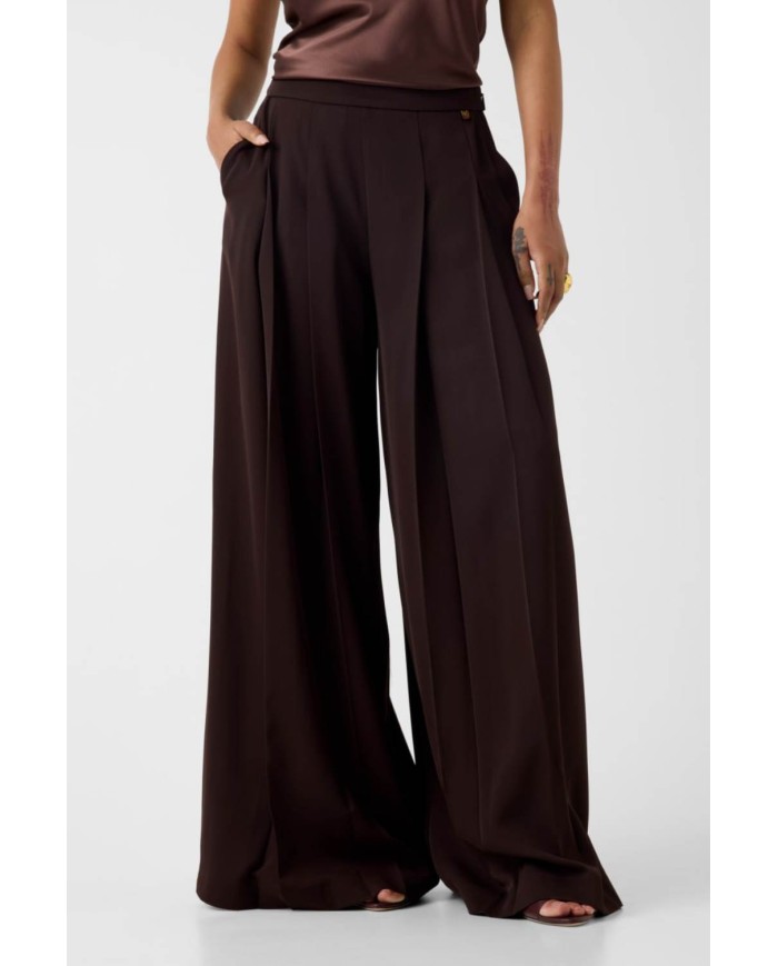 MARCIANO GUESS PANTALONI PLISSETTATI WIDE LEG
