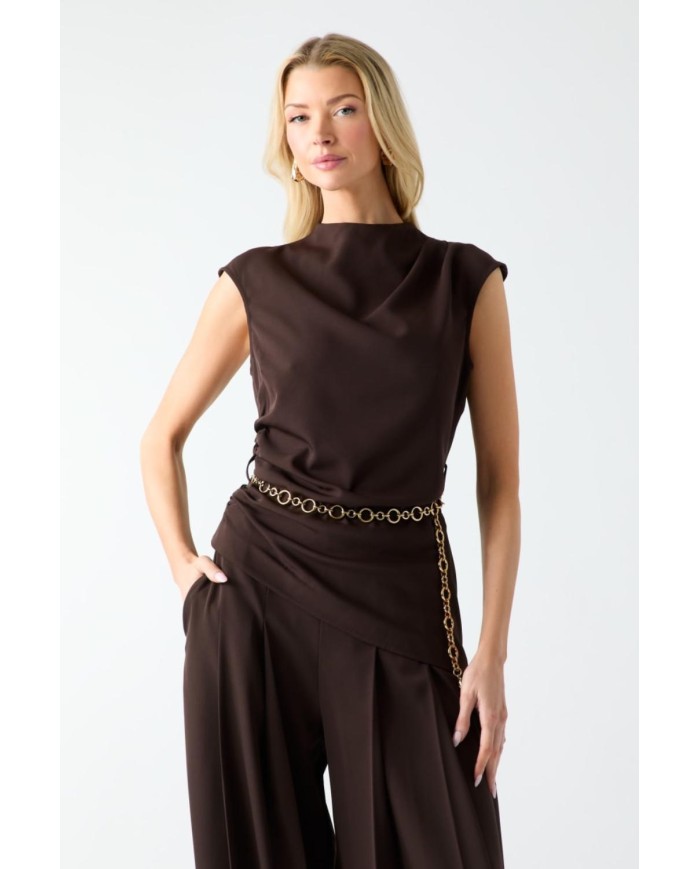 MARCIANO GUESS TOP ASIMMETRICO