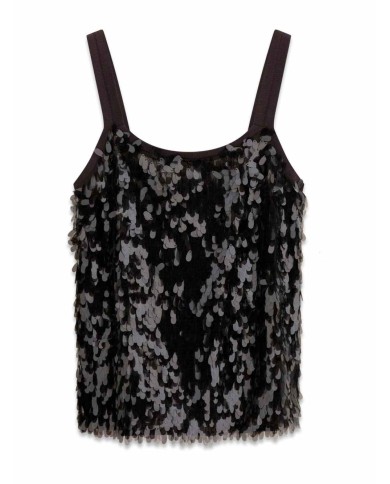 MARCIANO GUESS TOP CON PAILLETTES