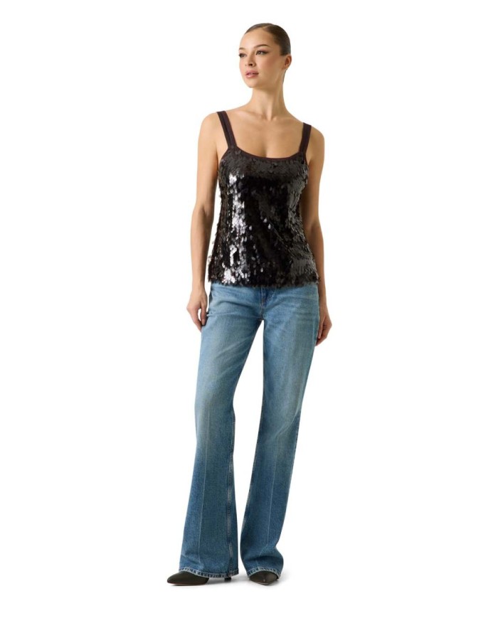 MARCIANO GUESS TOP CON PAILLETTES