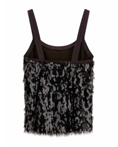 MARCIANO GUESS TOP CON PAILLETTES