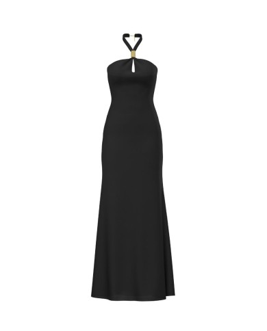 MARCIANO GUESS VESTITO MAXI CON COLLO ALL'AMERICANA