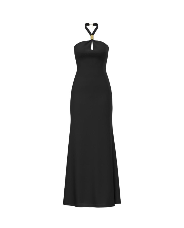 MARCIANO GUESS VESTITO MAXI CON COLLO ALL'AMERICANA