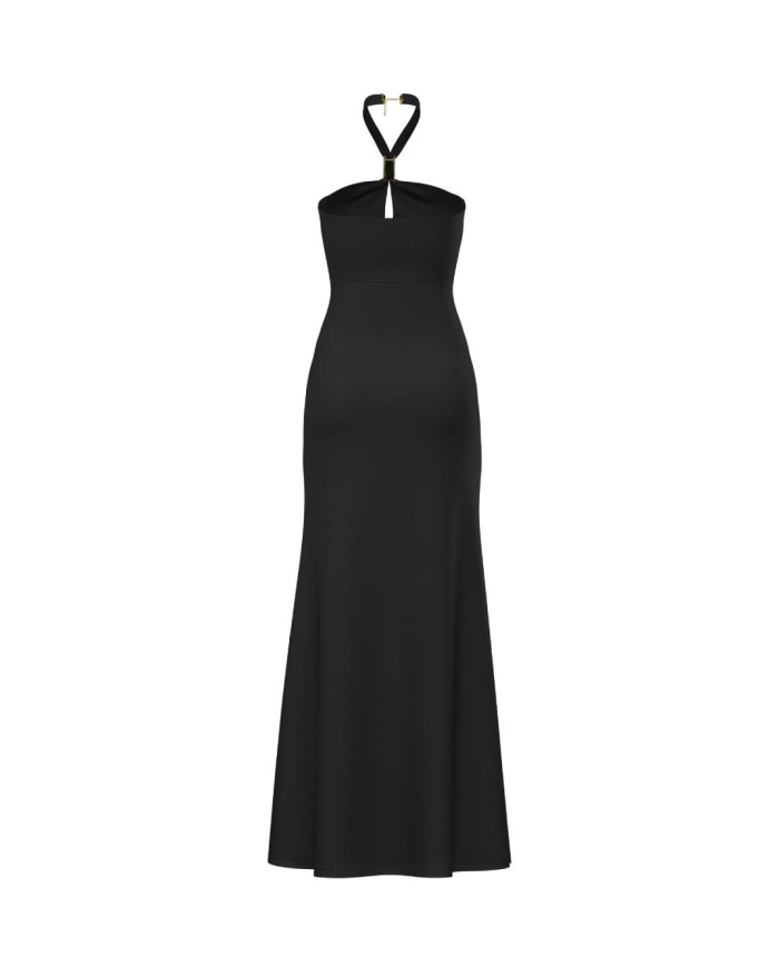 MARCIANO GUESS VESTITO MAXI CON COLLO ALL'AMERICANA
