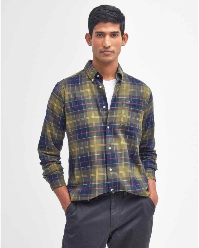 BARBOUR CAMICIA CON TAGLIO SARTORIALE FORTROSE