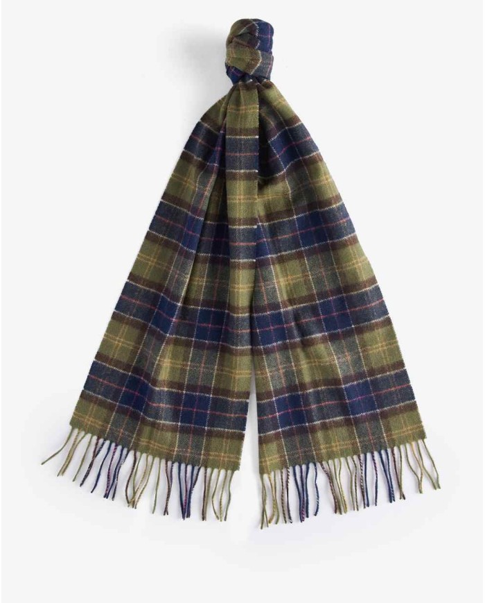 BARBOUR SCIARPA IN LANA D'AGNELLO TARTAN