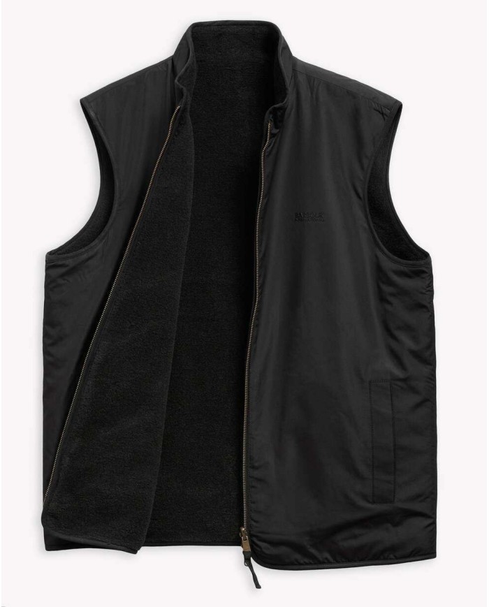 BARBOUR GILET REVERSIBILE IN PILE