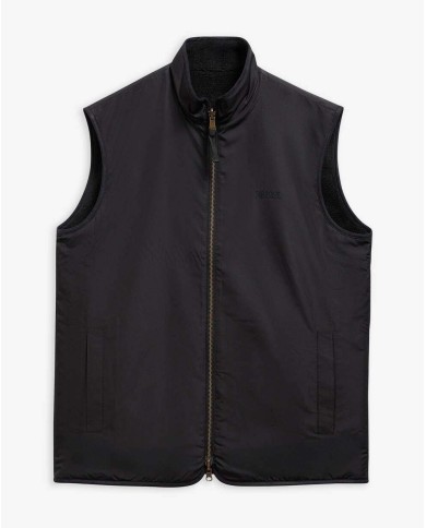 BARBOUR GILET REVERSIBILE IN PILE