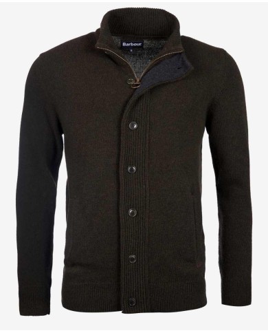BARBOUR MAGLIONE CON ZIP PATCH