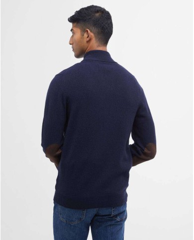 BARBOUR MAGLIONE CON ZIP PATCH