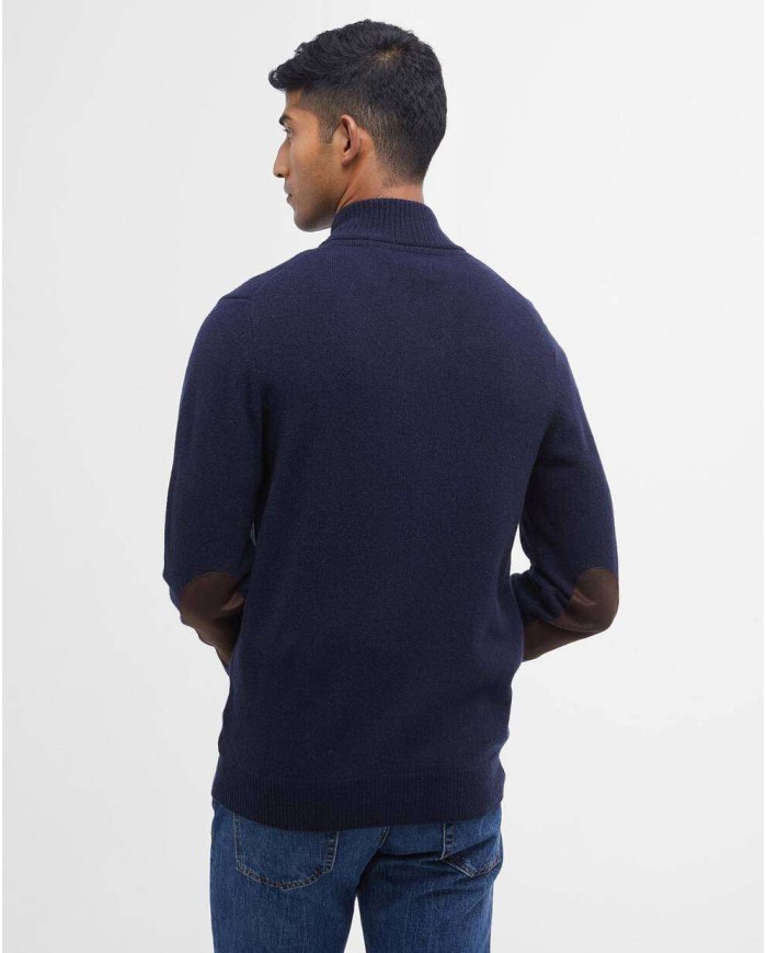 BARBOUR MAGLIONE CON ZIP PATCH