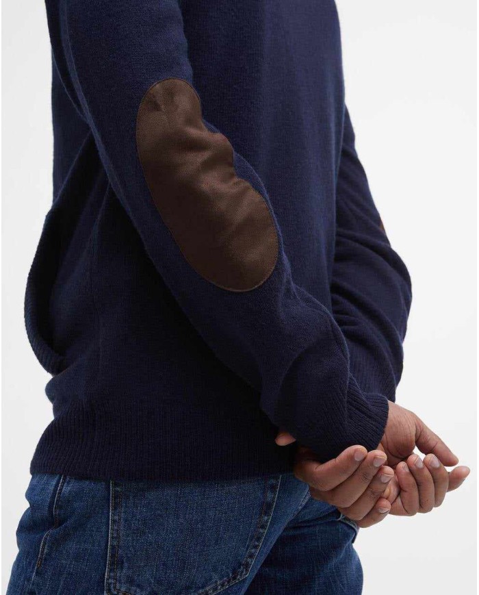 BARBOUR MAGLIONE CON ZIP PATCH