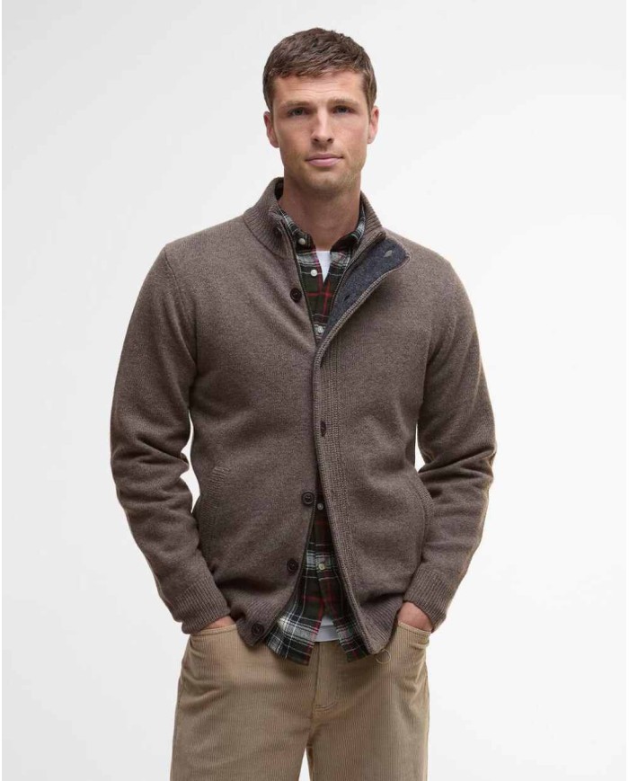 BARBOUR MAGLIONE CON ZIP PATCH