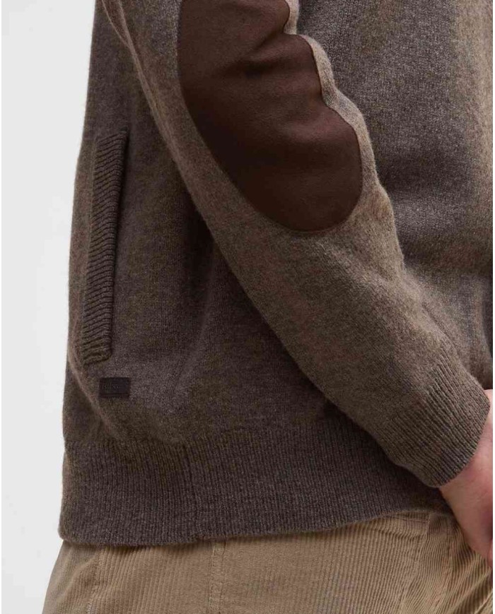 BARBOUR MAGLIONE CON ZIP PATCH