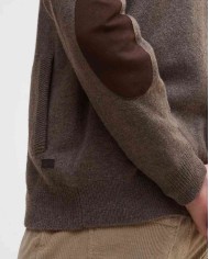 BARBOUR MAGLIONE CON ZIP PATCH