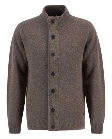 BARBOUR MAGLIONE CON ZIP PATCH
