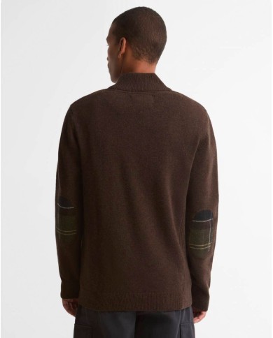 BARBOUR MAGLIA CON MEZZA ZIP HOLDEN