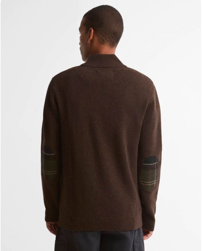 BARBOUR MAGLIA CON MEZZA ZIP HOLDEN