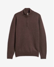BARBOUR MAGLIA CON MEZZA ZIP HOLDEN