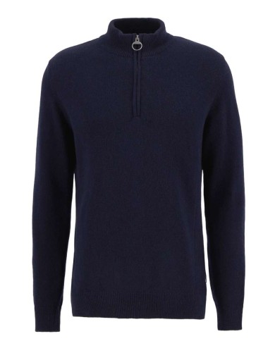 BARBOUR MAGLIA CON MEZZA ZIP HOLDEN