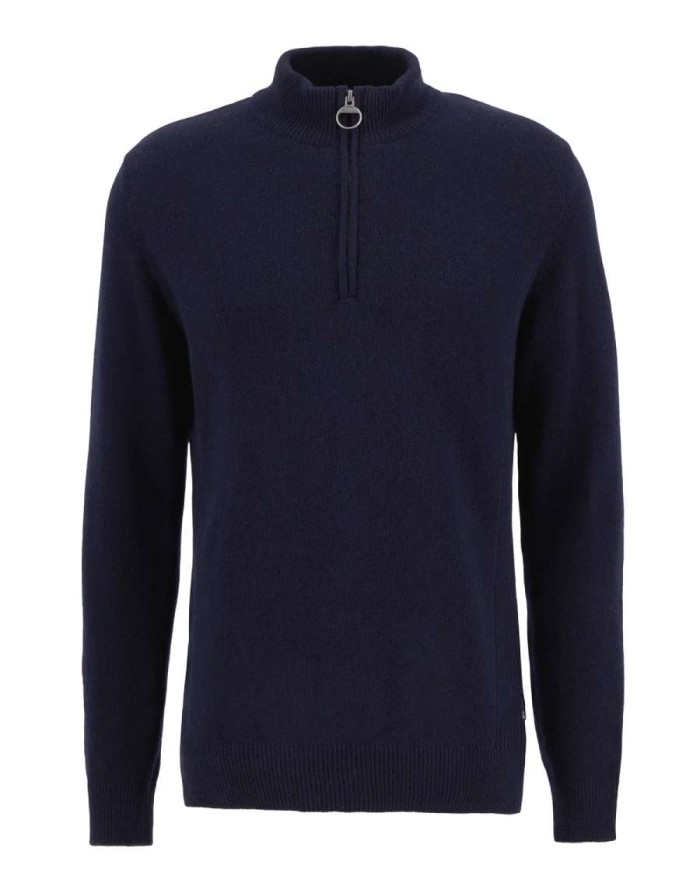 BARBOUR MAGLIA CON MEZZA ZIP HOLDEN