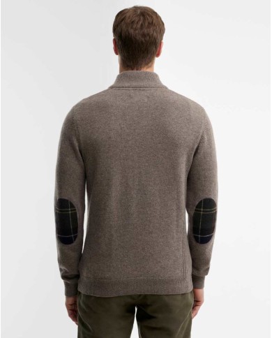 BARBOUR MAGLIA CON MEZZA ZIP HOLDEN