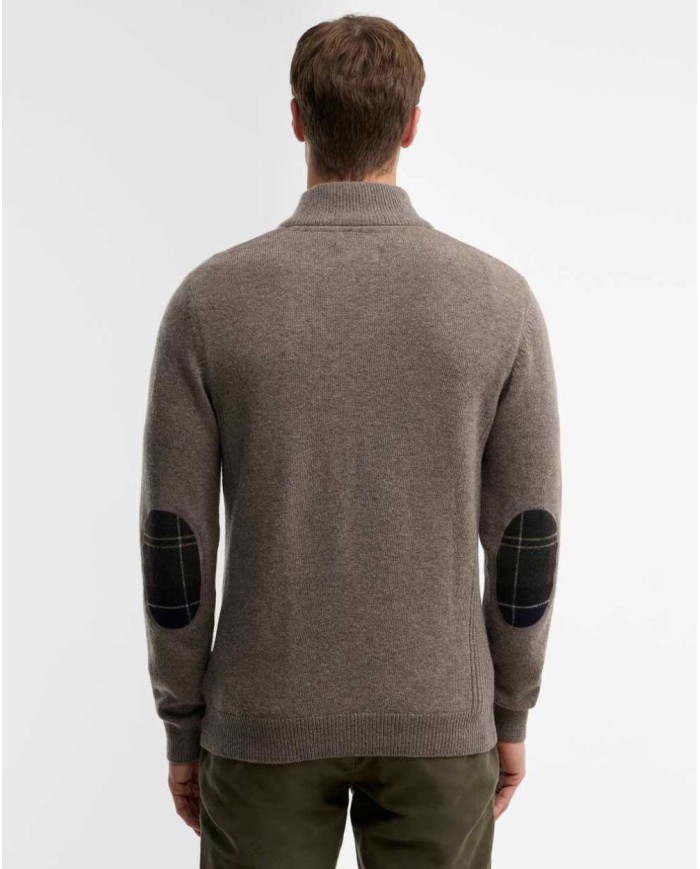 BARBOUR MAGLIA CON MEZZA ZIP HOLDEN