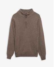 BARBOUR MAGLIA CON MEZZA ZIP HOLDEN