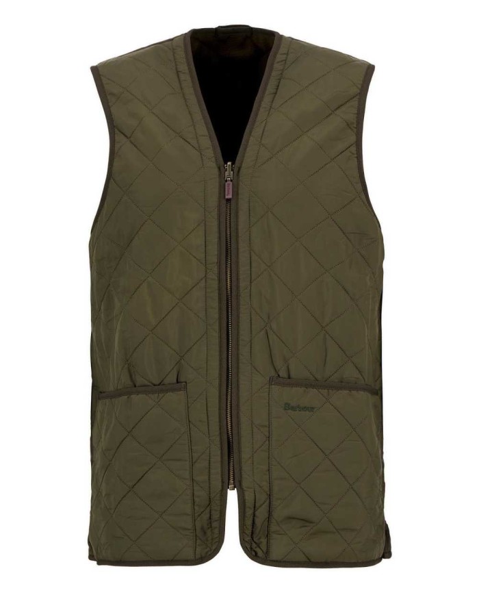BARBOUR GILET TRAPUNTANTO CON ZIP POLARQUILT